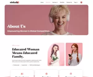 Niskala - Feminine Business Elementor Template Kit