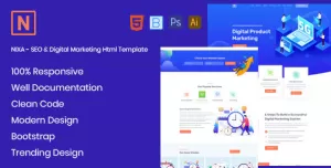 NIXA - SEO & Digital Marketing HTML Template