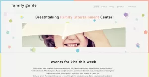 No-Cost Family Center Responsive Website Template