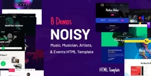 Noisy - Music & Events HTML Template
