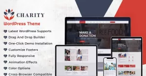 Non-profit and Charity WordPress Theme With Content Generator