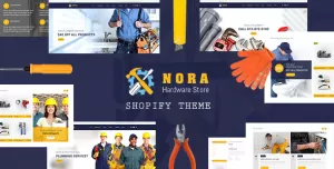Nora - Hardware Store, Plumbing Shopify Theme