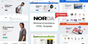Norda - Minimal eCommerce HTML Template