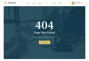 Notaria – Notary Public & Legal Services Elementor Template Kit