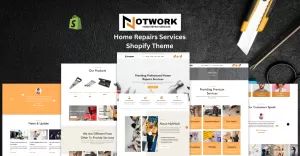 Notwork - Home Repair Services Shopify Theme