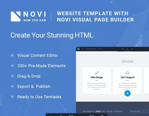 Novi -  Corporate & Business Multipurpose with HTML Builder Website Template