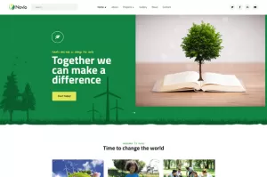 Novio - Ecology & Environmental Non-Profit Organization Template Kit