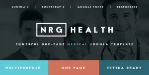 NRGhealth - Trendy Medical & Healthcare Template