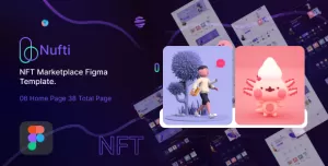 Nufti - NFT Marketplace Figma Template