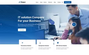 Nupur - IT Solution Company WordPress Theme - TemplateMonster