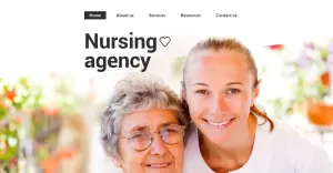 Nursing Agency Website Template