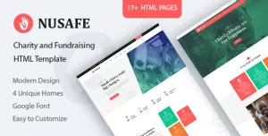 Nusafe - Charity HTML Template