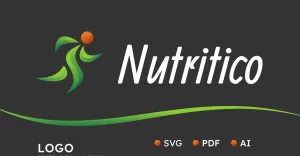 Nutritico – Logo Template for Sports Nutrition and Supplement