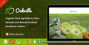 Oakville - Organic Food and Beauty Products WP Theme