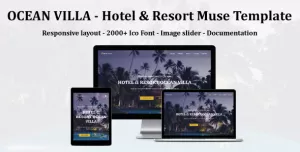 OCEAN VILLA - Hotel & Resort Muse Template