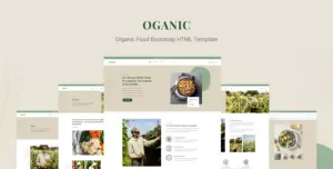 Oganic - Organic Food Bootstrap HTML Template