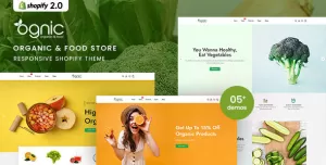 Ognic - Organic & Food Store Shopify 2.0 Theme