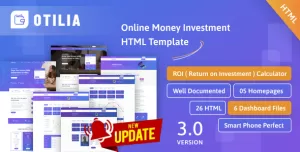Oitila - Online Money Investment HTML Template