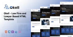 Okell - Law Firm and Lawyer Based HTML Template