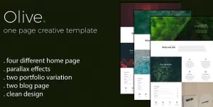 Olive - One Page Multi Purpose Template