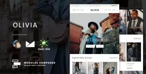Olivia - E-commerce Responsive Email for Fashion & Accessories