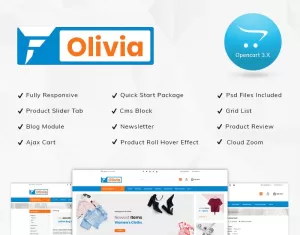 Olivia Mega Store OpenCart Template