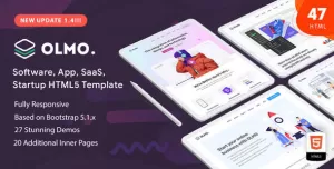 OLMO - Software & SaaS HTML5 Template