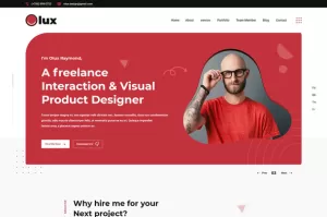 Olux – Creative Personal CV & Resume Portfolio Template Kit