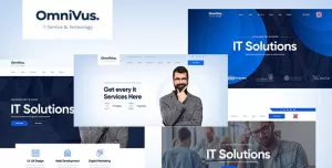 Omnivus   Technology IT Solutions & Services PSD Template