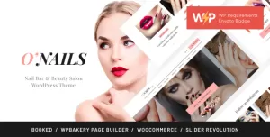 O’Nails - Nail Bar & Beauty Salon Wellness WordPress Theme