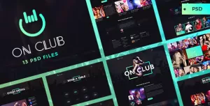 OnClub - Bar PSD Template