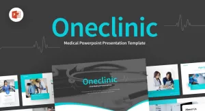 OneClinic Medical Creative Modern PowerPoint Template
