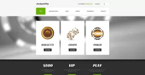 Online Casino Responsive Website Template - TemplateMonster
