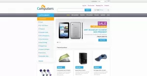 Online computers slaan ZenCart-sjabloon op - TemplateMonster