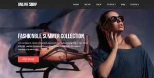 Online Shop - eCommerce Muse Template