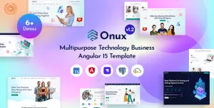 Onux - Angular 16+ Multipurpose IT Business & Tech Startup Template