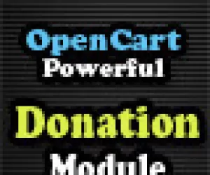 opencart powerful donation module