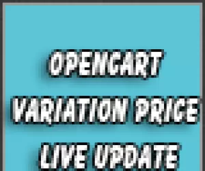 Opencart Variation Price Live Update