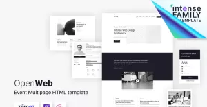 OpenWeb - Simple Conference Website Template