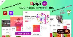 Opipi - Creative Agency Portfolio HTML Template