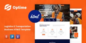 Optime - Logistics & Transportation HTML5 Template