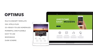Optimus - A Super Easy to Use Multi-Concept HTML5 - Themes ...