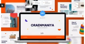 Oraenmaniya Business Marketing Keynote - TemplateMonster
