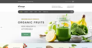 Orange - Organic Fruit Farm Website Template