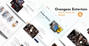Orangeos Entertain - Movies & Entertainment Shopify Theme