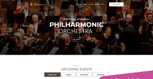 Orchestra Website Template by MotoCMS - TemplateMonster
