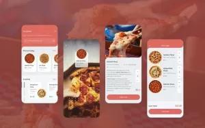 Order Food Mobile UI Sketch Template - TemplateMonster