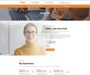 Oren - Creative Business Elementor Template Kit