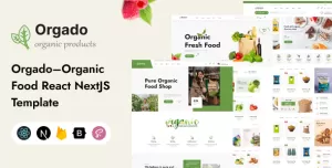 Orgado – Organic Food React NextJS Template