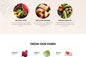OrgaKit - Organic Farm Elementor Template Kit